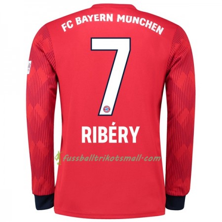 Günstige Fußballtrikots FC Bayern München Ribery 7 2018-2019 Langarm Heimtrikot kaufen